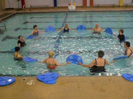 Adult Aquatics Class at the WRC Indoor Pool