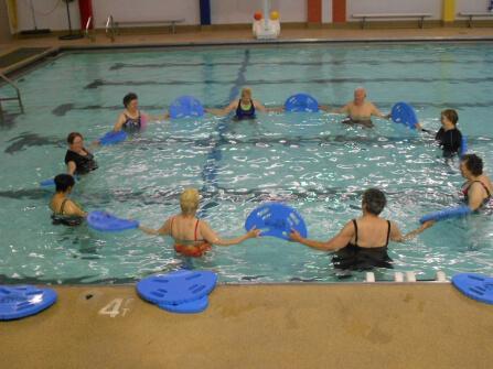 Adult Aquatics Class at the WRC Indoor Pool